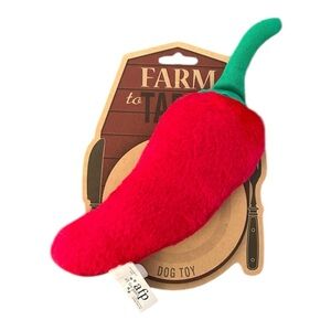 Plush Pepper Toy NEW dog toy with squeaker